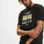 bequemes Mister Tee Herren T-Shirt Oversize 240 g/m² mit Baumwolle Schwarz, 150 Stück
