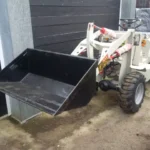 Elektro Hoflader Radlader Wheel Loader BestLine 350e mit Schaufel und Palettengabel Hubkraft 350Kg, 1 Stück