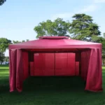 RAUS-VERKAUF, Deluxe Gartenpavillon 4,5 x 3 m grau, 50 Stück – Bild 5