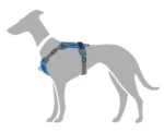 HUNTER DIVO Reflect S/M - Hundegeschirr schwarz/grau, reflektierend, 420 Stück – Bild 5