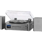 MHX-630 Plattenspieler/Digitalisierer, CD, DAB+/FM/ Internetradio und AUX Konvertierer, Stereoanlage, Schallplat, 15 Stück