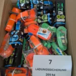 Posten Ladungssicherung Mix (Spanngurte & Ratschen) – 205 kg Palettenware – Profi-Qualität / GS-geprüft, 2 Palette